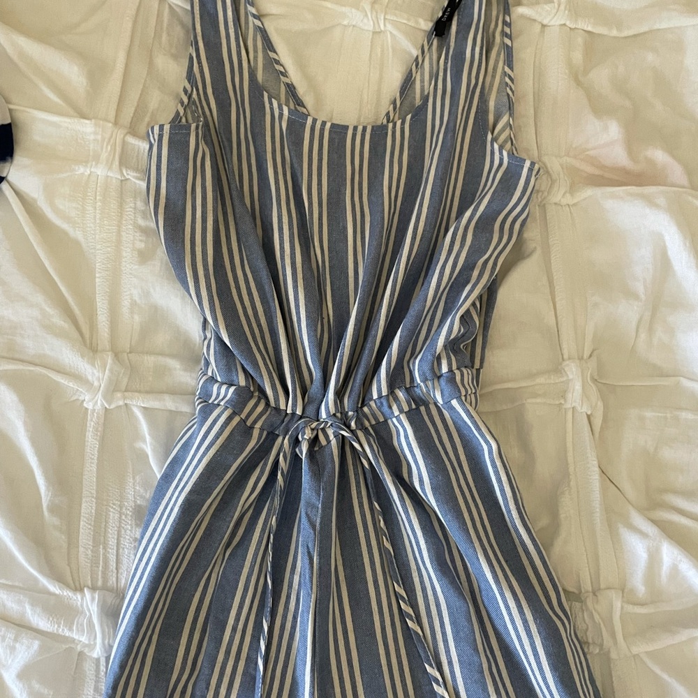 Striped jumpsuit
